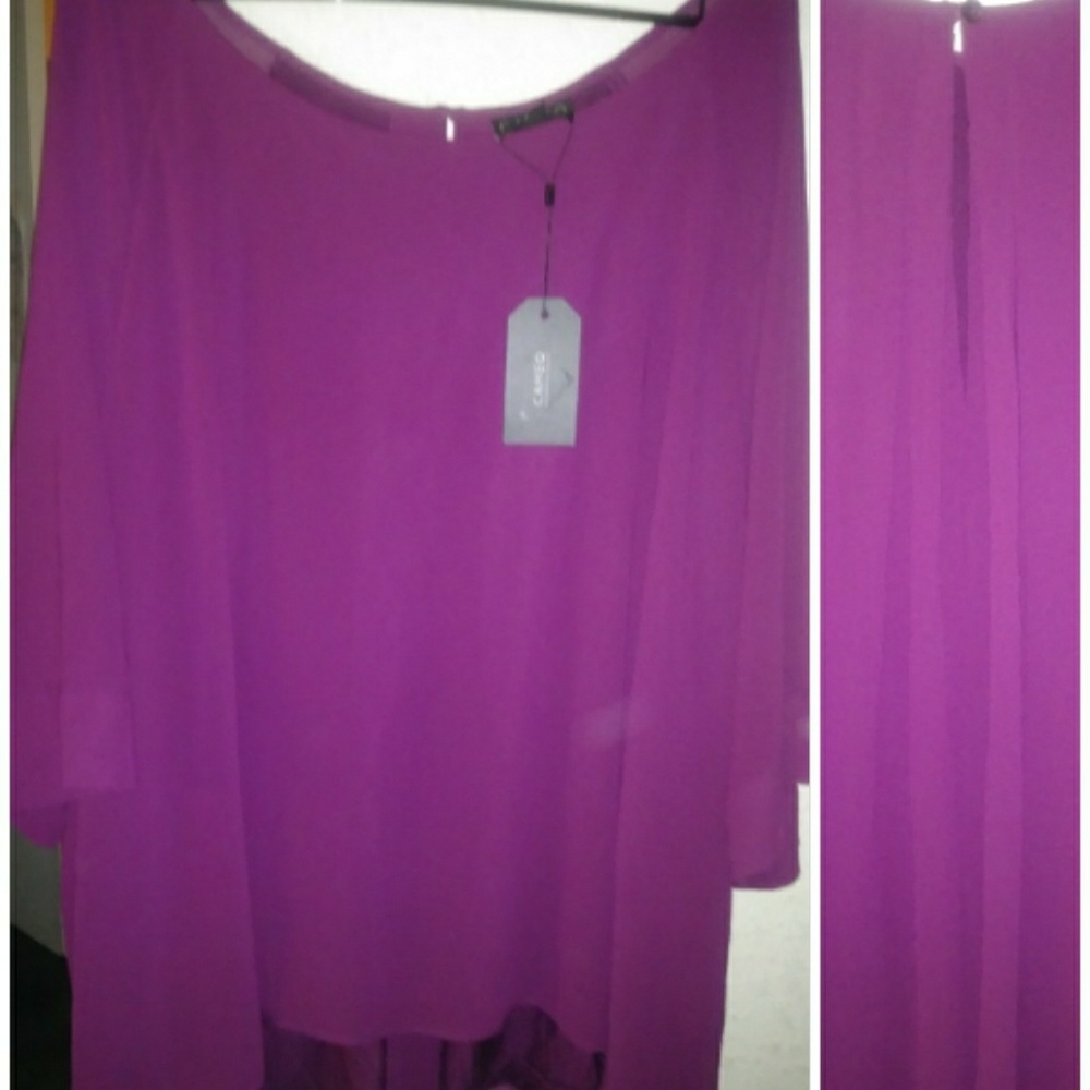 NWT chiffron top